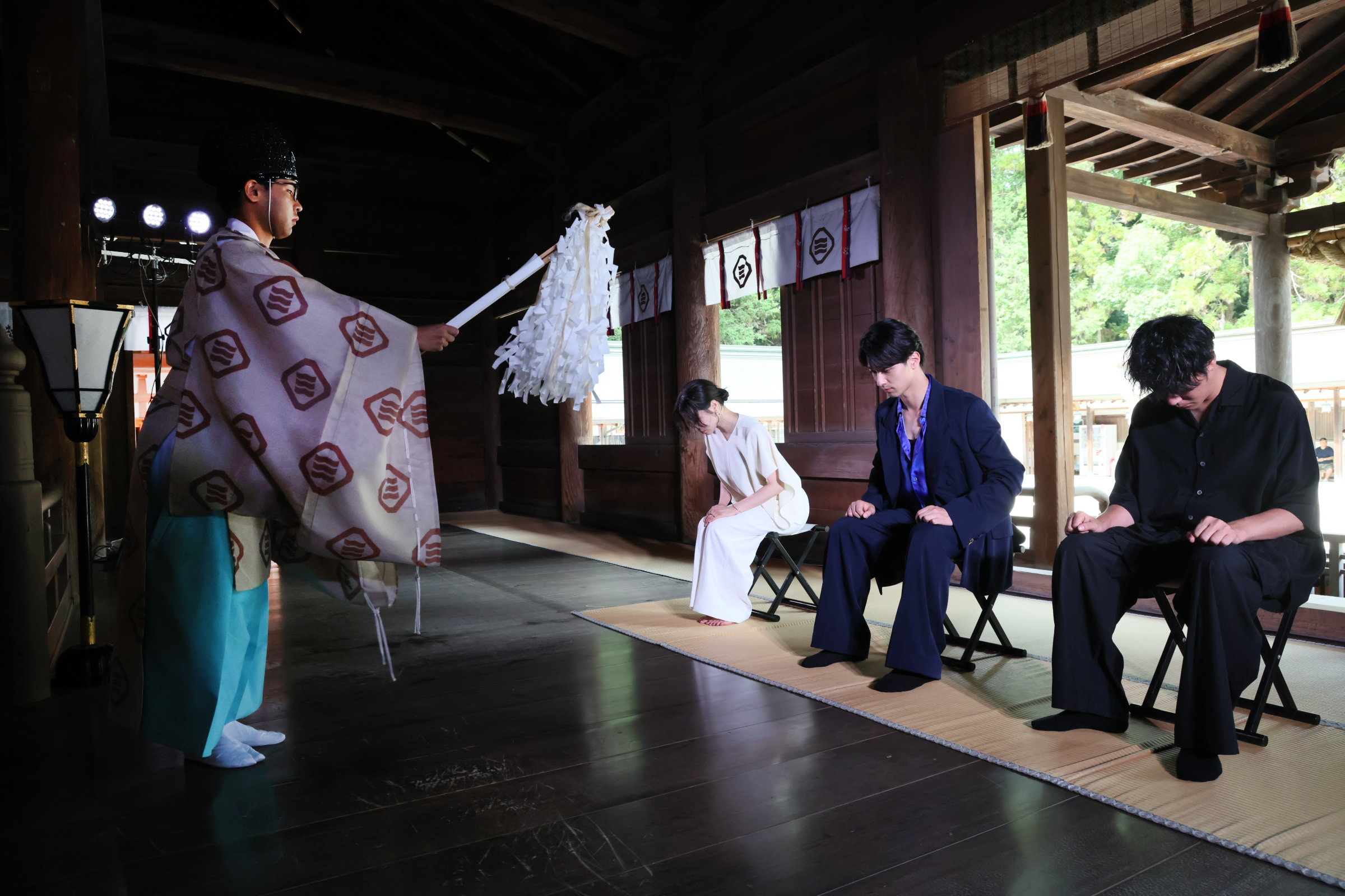 祈祷の様子