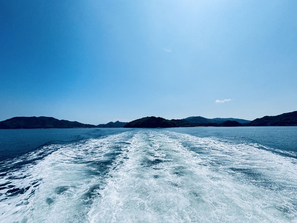 船から見る瀬戸内の海