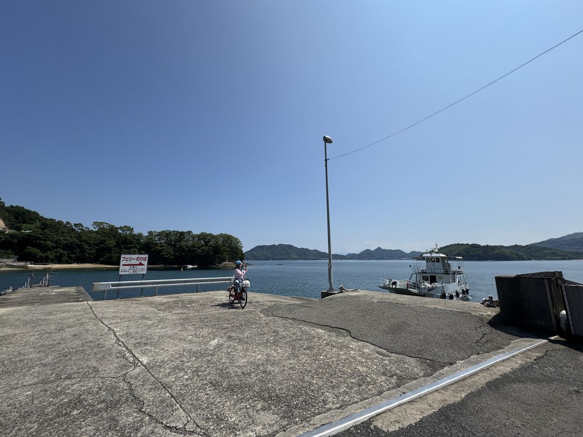 ここから伯方島を自転車で