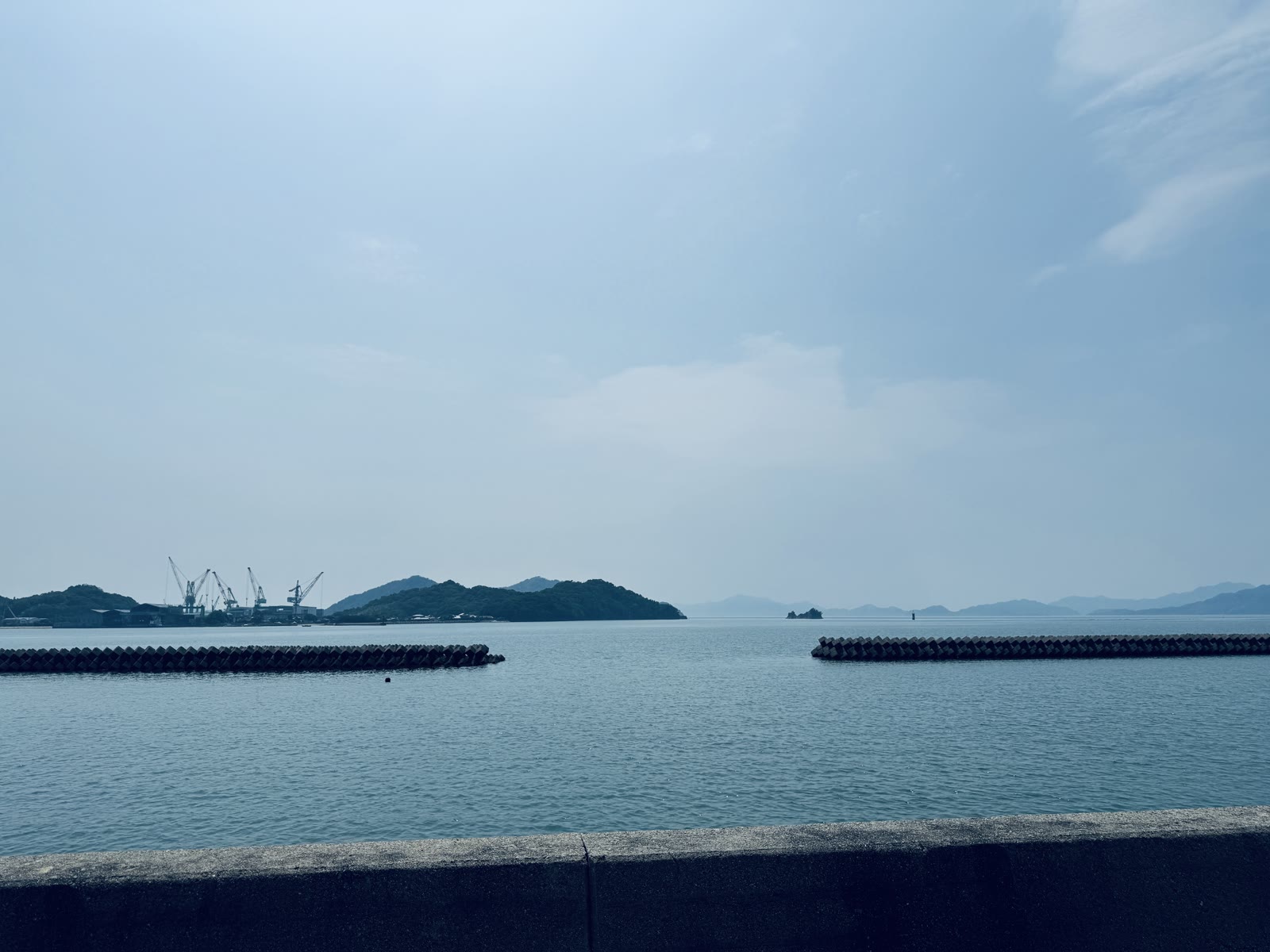 Cafe Shozanから望む瀬戸内海